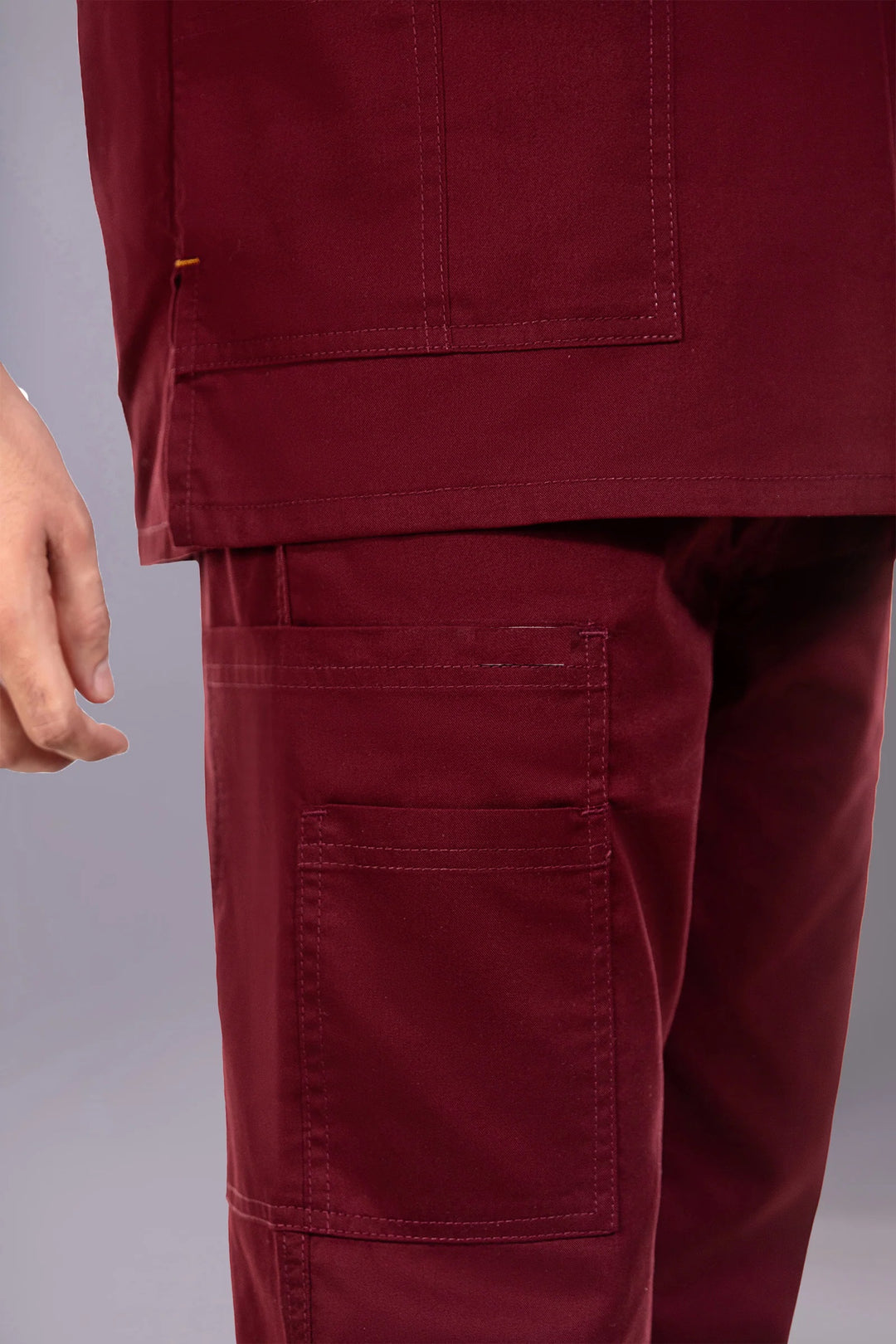 Flary 5-Pocket Medical Scrub Set