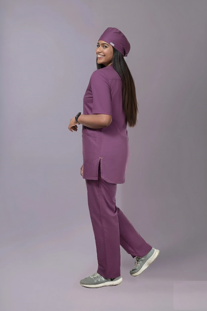 Tiness  3-Pocket Women Medical Scrub Set