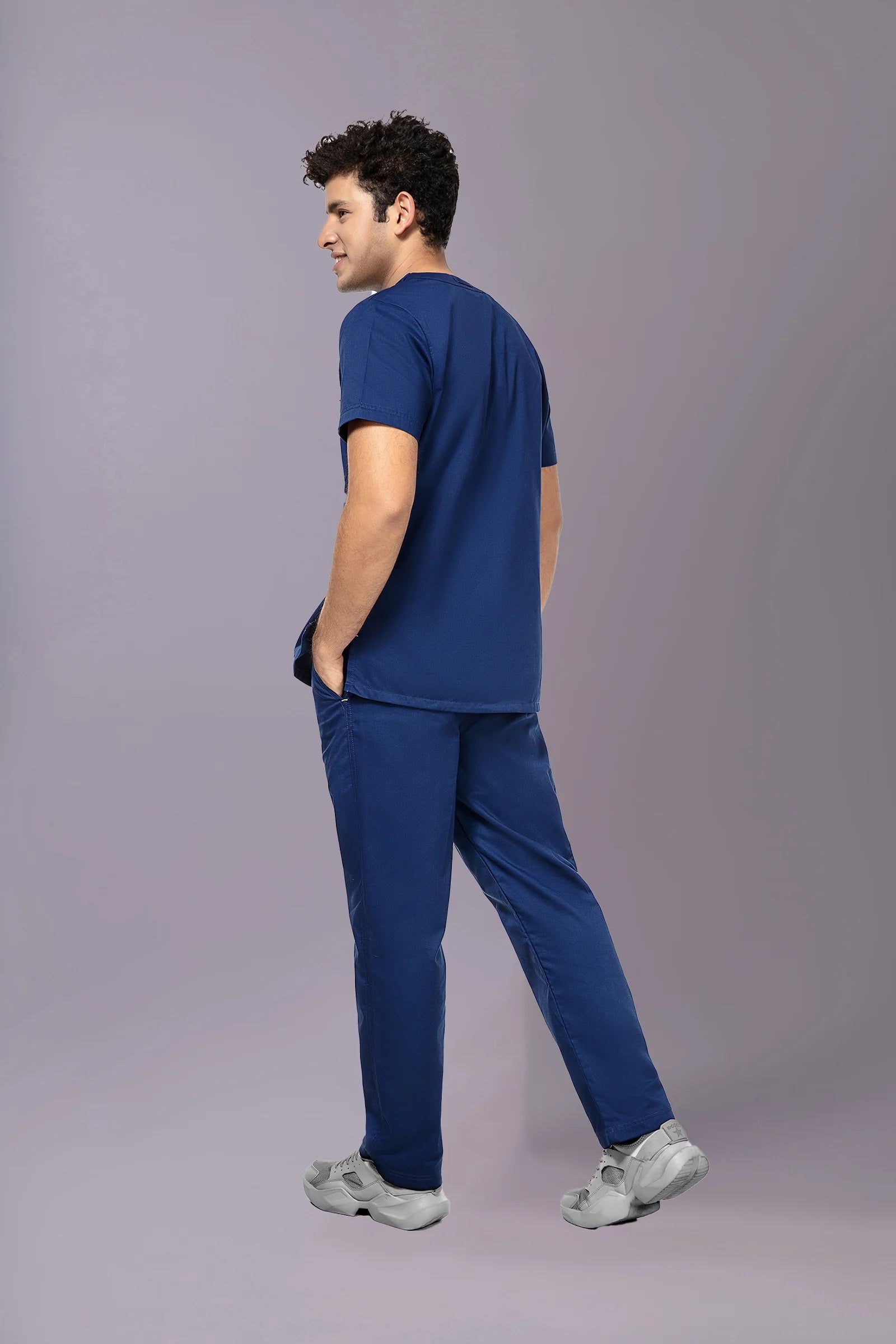 Planet 4-Pocket Scrub Top