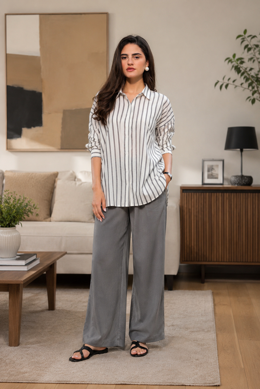 Grey stripe Shirt