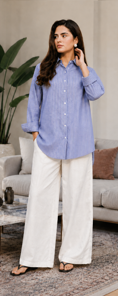 Blue Stripe Casual shirt
