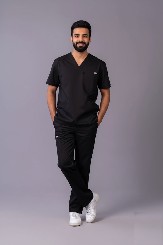 Tapred 3-Pocket Medical Scrub Set