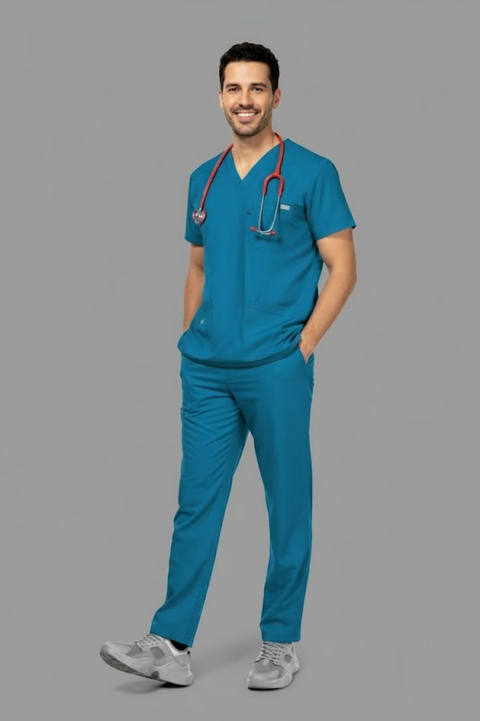 Planet 4-Pocket Scrub Set