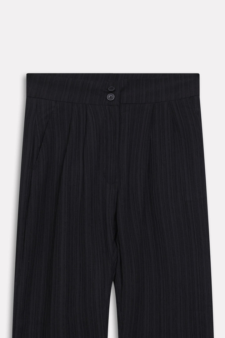 Georgette Wide-Leg Trouser