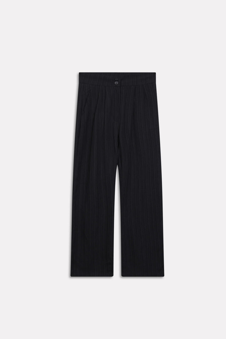 Georgette Wide-Leg Trouser