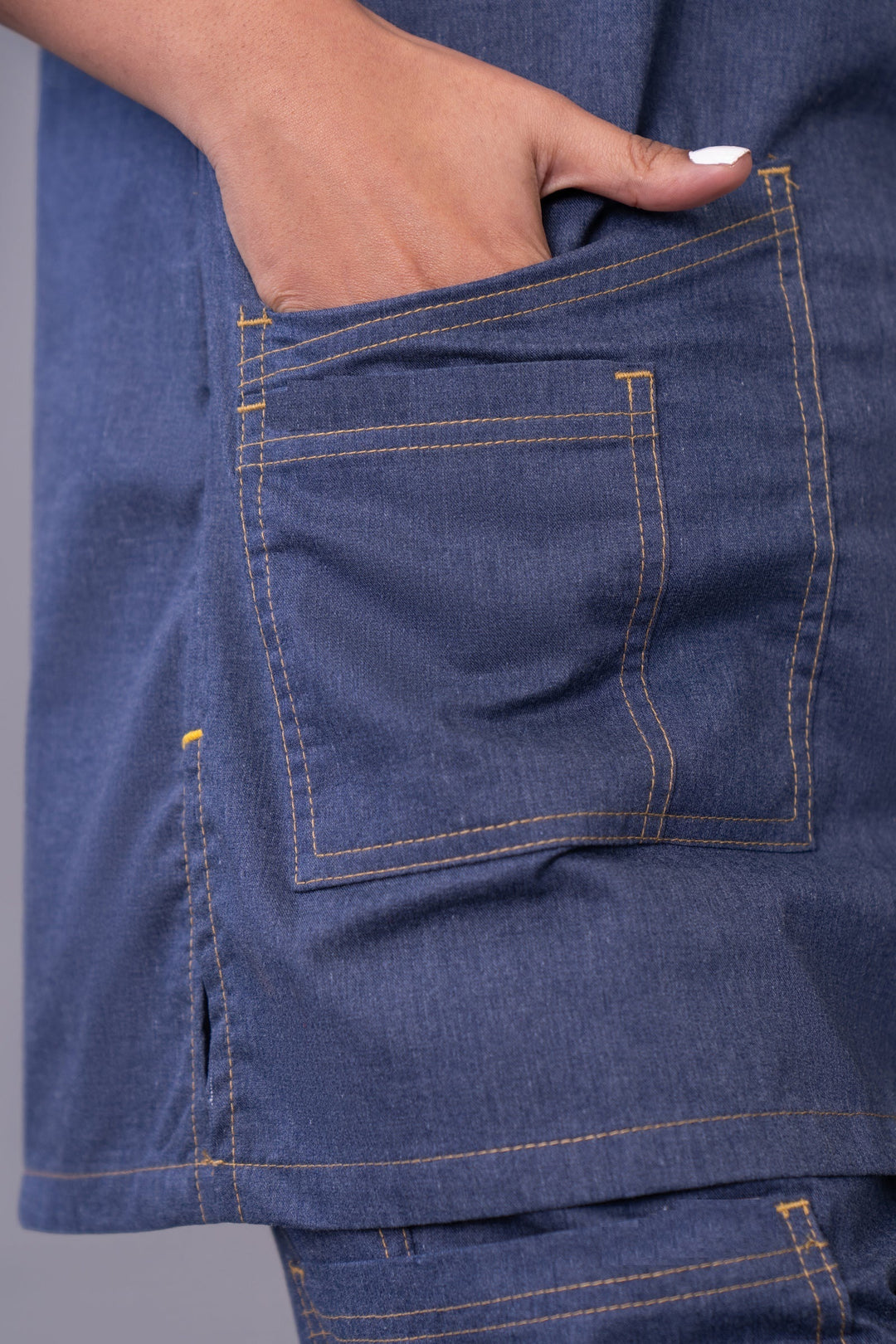 Tiness  3-Pocket Women Medical Scrub Set